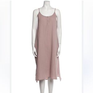 Jenni Kayne  x Hatch Mauve Muslin Cotton Dress . Size S